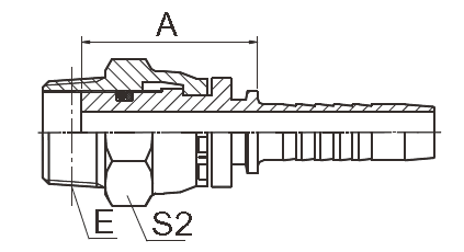 Maquinaria hidráulica del CNC de las entrerroscas de Jic de las colocaciones de manguera del hexágono del eslabón giratorio del Npt