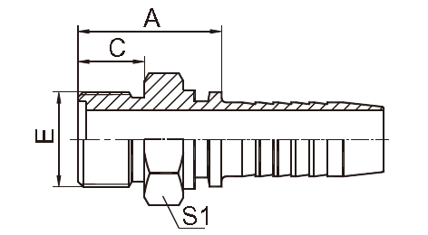 El cinc hidráulico de las colocaciones del anillo o métrico plano masculino del sello plateó el tratamiento superficial